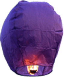 Sky Lanterns Purple