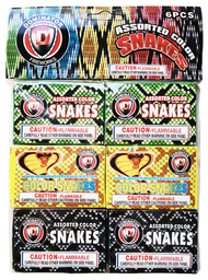 Snakes (Polybag of 6 Assorted Colors)